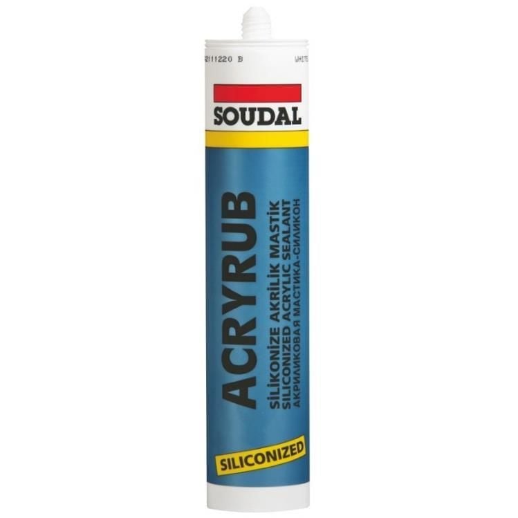 Soudal Acryrub Silikonize Mastik 310 Ml Altın Meşe