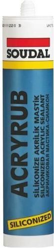 Soudal Acryrub Silikonize Mastik 310 Ml Antrasit
