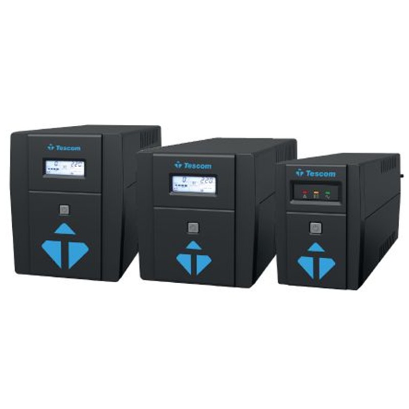 Tescom Leoap 1000Va 1F/1F (2X7Ah) 5/10Dk Lcd Lıne Interaktıf Ups