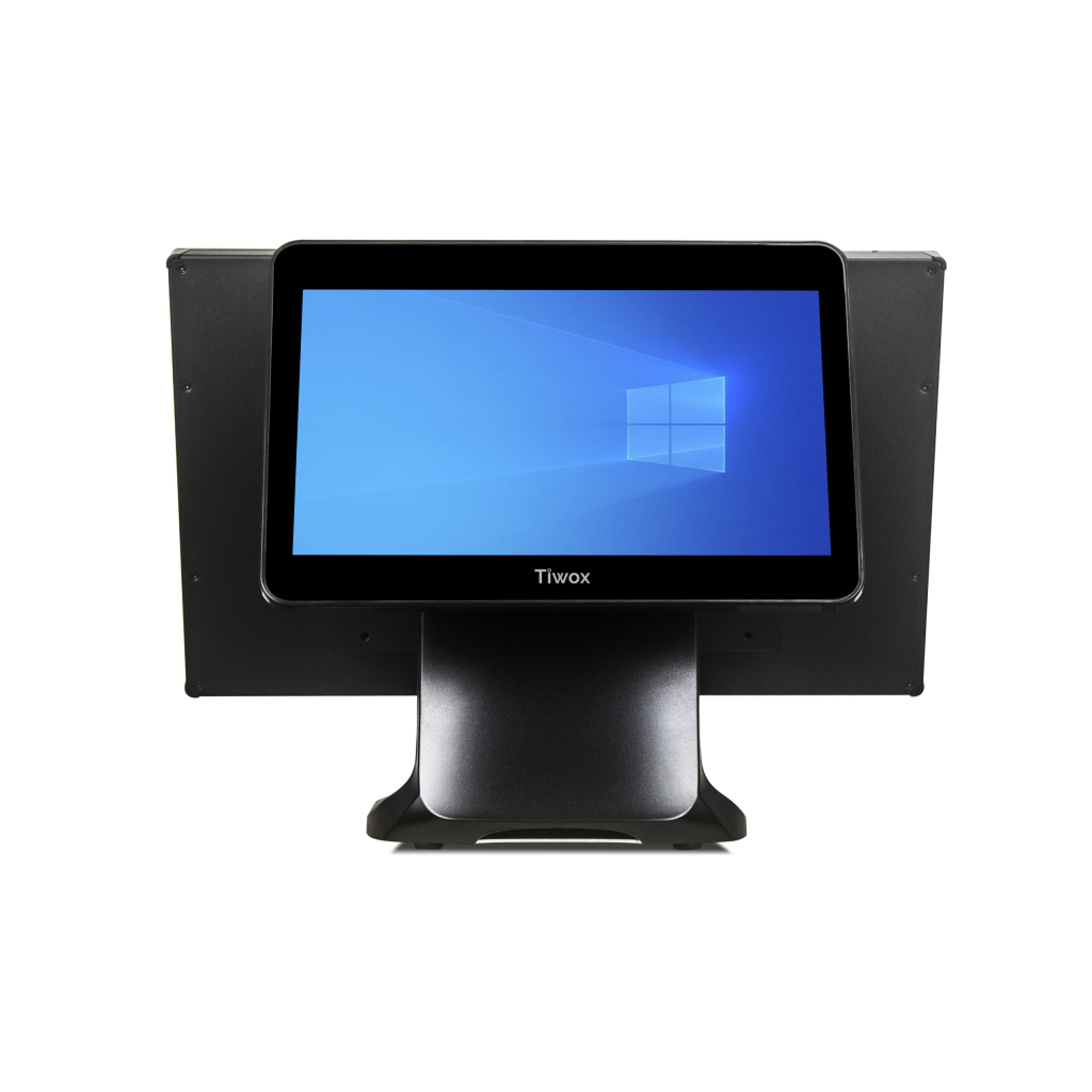 Tiwox TP-7610-D, Intel i7 10.Nesil, 18.5&amp;quot; Ekran,  8GB Ram, 128GB M.2 SSD, Endüstriyel, Dokunmatik Pos PC (çift ekran)