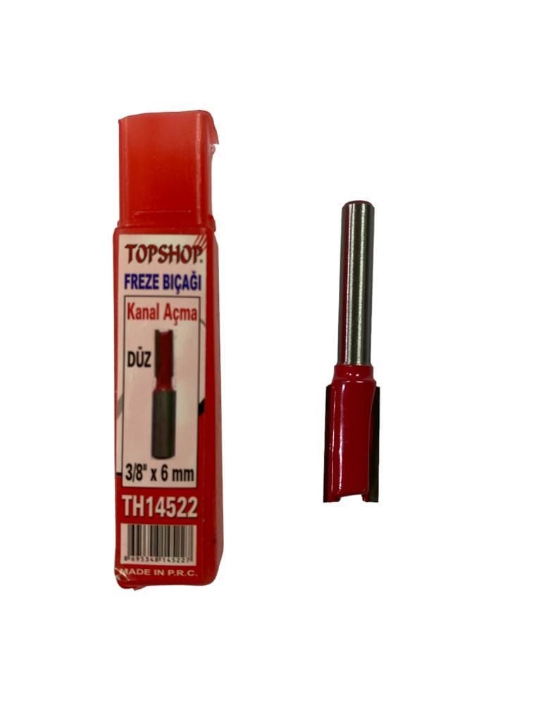 Topshop 14522 Düz Kanal Açma Freze Bıçağı 3/8'X6 Mm