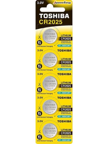 TOSHİBA CR 2025 Lithium Bios Pili 5 Lİ