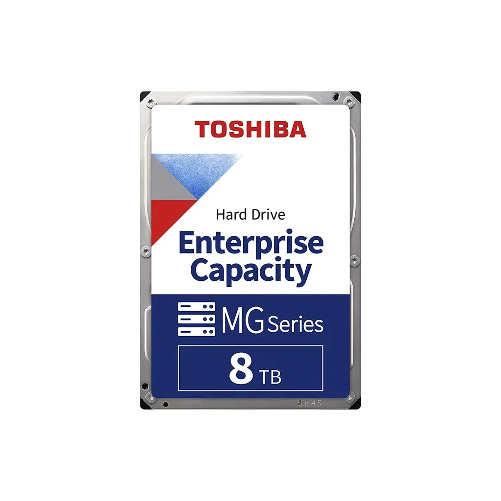 TOSHIBA ENTERPRISE, MG10ADA800E, 3.5", 8TB, 512Mb 7200 Rpm, 7/24 Güvenlik, Data Center, Nas, Server, HDD (Türkiye Distribütörü Garantili)