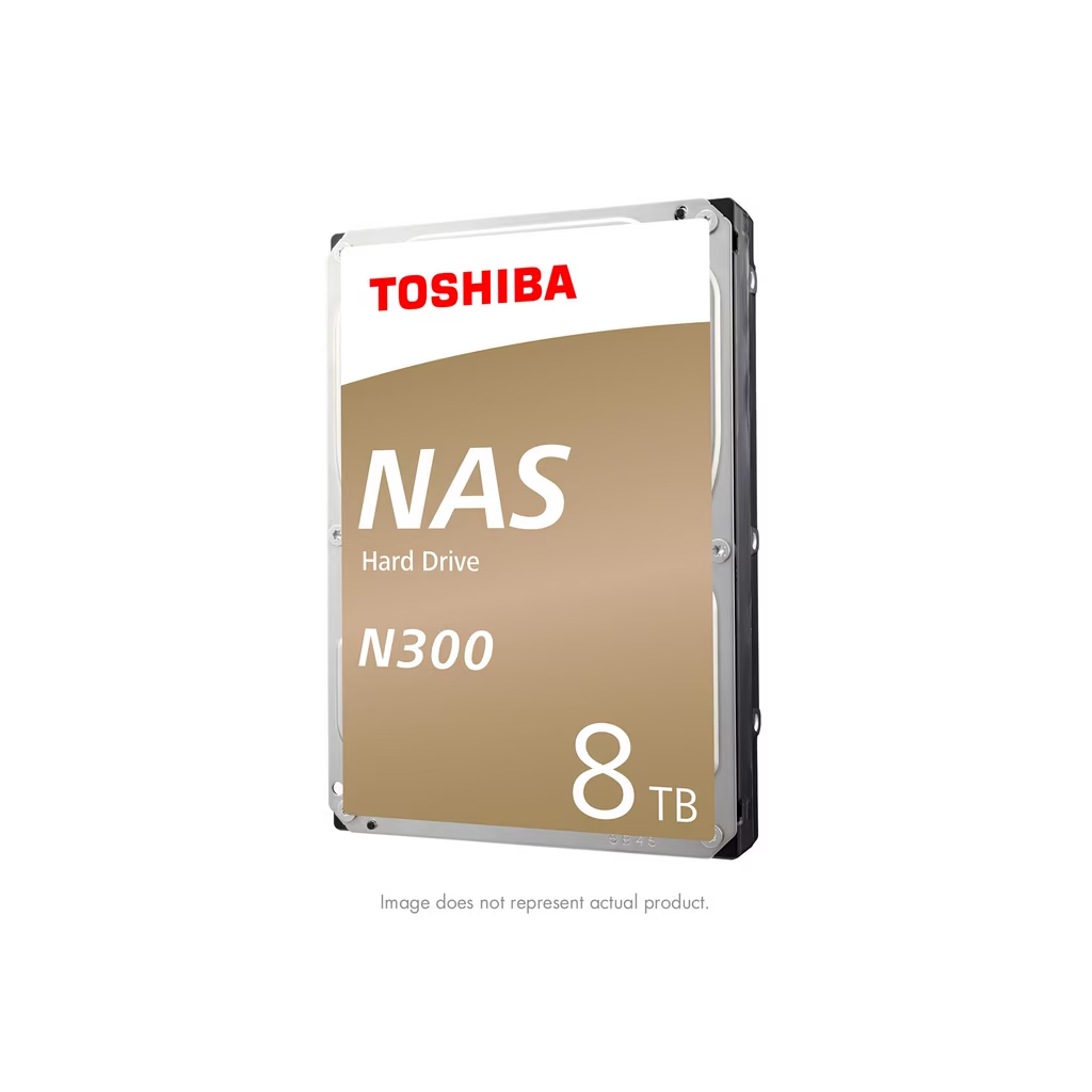 TOSHIBA N300, MN10ADA800S, 3.5", 8TB, 512Mb 7200 Rpm, SATA3, 7/24 NAS, SERVER, HDD (Türkiye Distribütörü Garantili)
