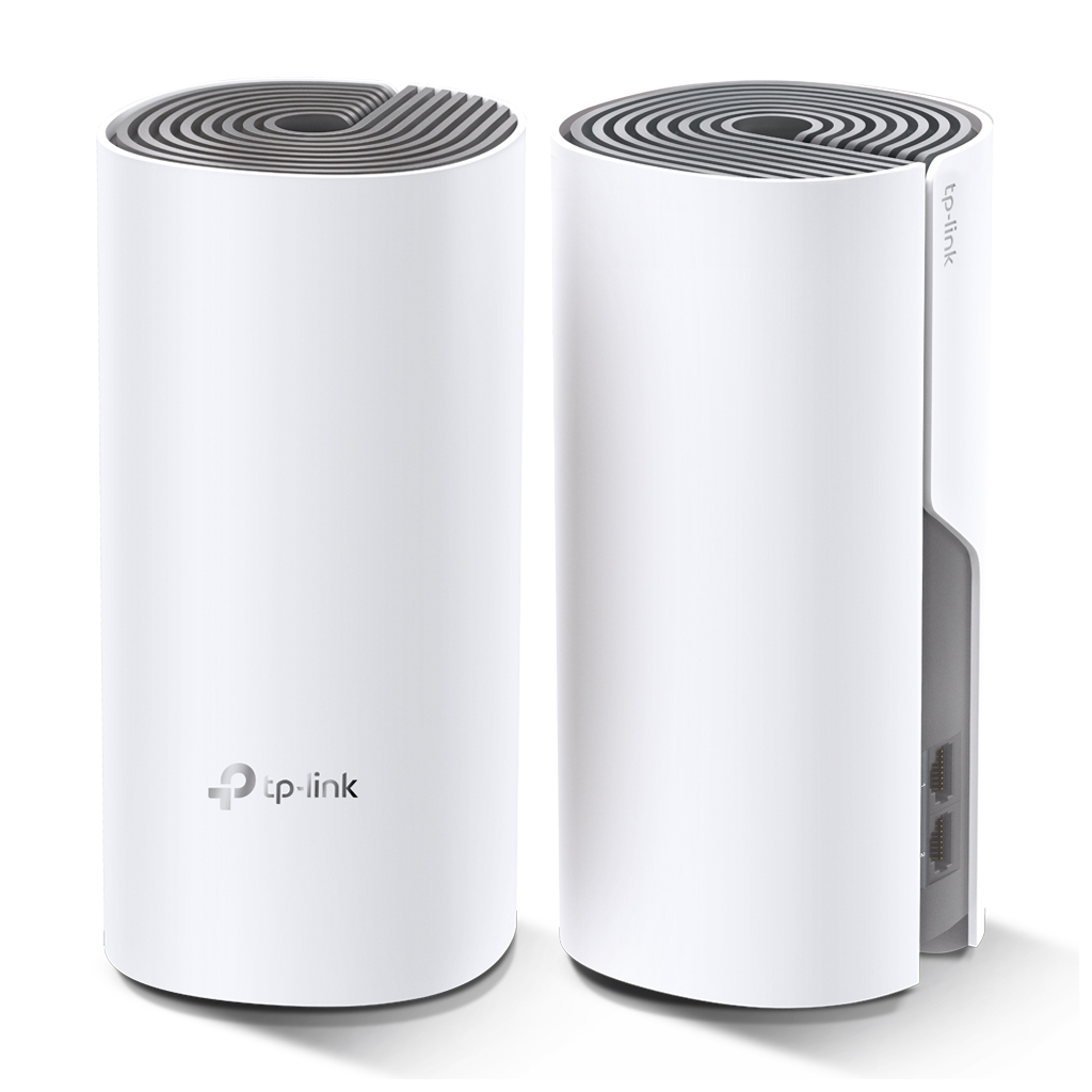 TP-LINK DECO-E4, AC1200, İkili Mesh, 1200Mbps, Dual Band, 2Port Megabit Lan, 260m2 Çekim Alanı, Router, Geniş Alan İnternet Ağı Sağlayıcısı