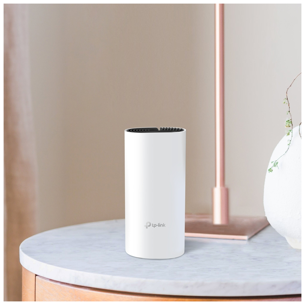 TP-LINK DECO-E4, AC1200, Tekli Mesh, 1200Mbps, Dual Band, 2Port Megabit Lan, 140m2 Çekim Alanı, Router, Geniş Alan İnternet Ağı Sağlayıcısı