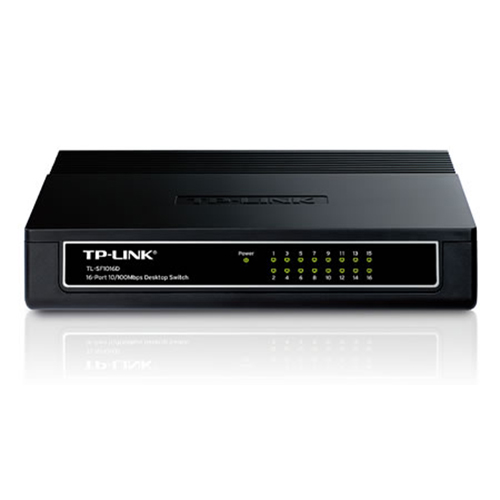 TP-LINK TL-SF1016D 16 Port 10/100 Switch