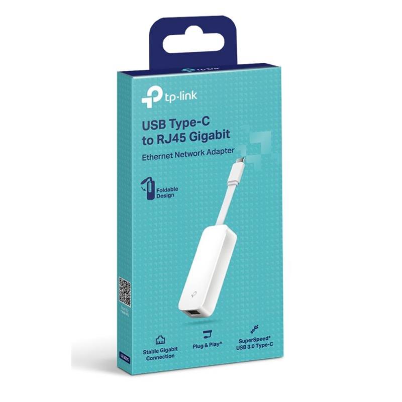 TpLınk Ue300C Usb 3.0 TypeC To Gıgabıt Ethernet Ağ Adaptoru