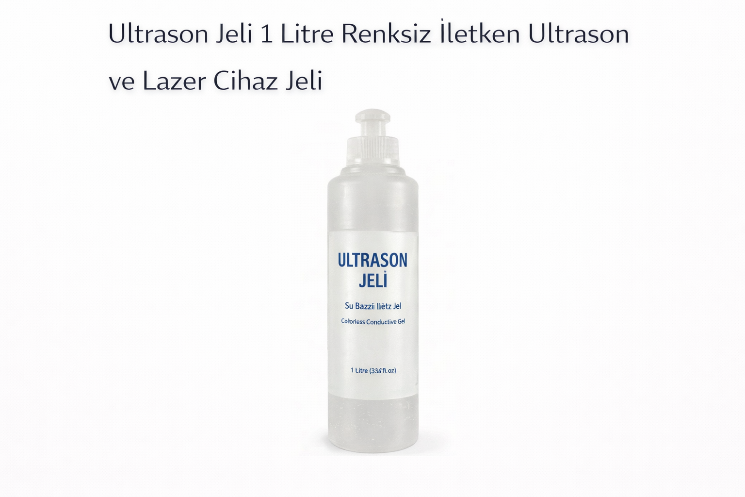 Ultrason Jeli 1 Litre Renksiz İletken Ultrason ve Lazer Cihaz Jeli 1 ADET