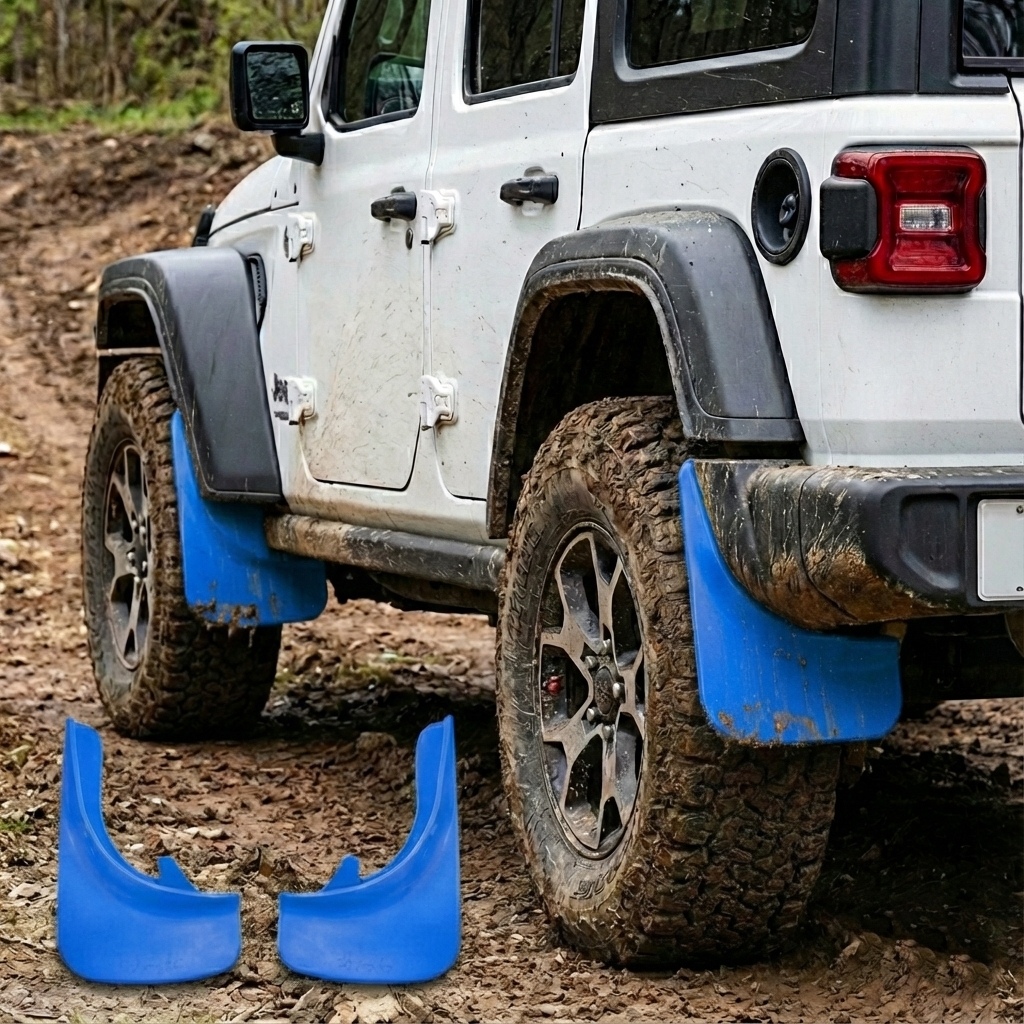 Universal Yumuşak Paçalık Tozluk Çamurluk 2'li Set Mavi