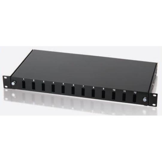 URANIUM PPR12PSCDX 12 PORT F/O SC DX RAL9005 PATCH PANEL(10F-SB1U12PSCDX-REA)
