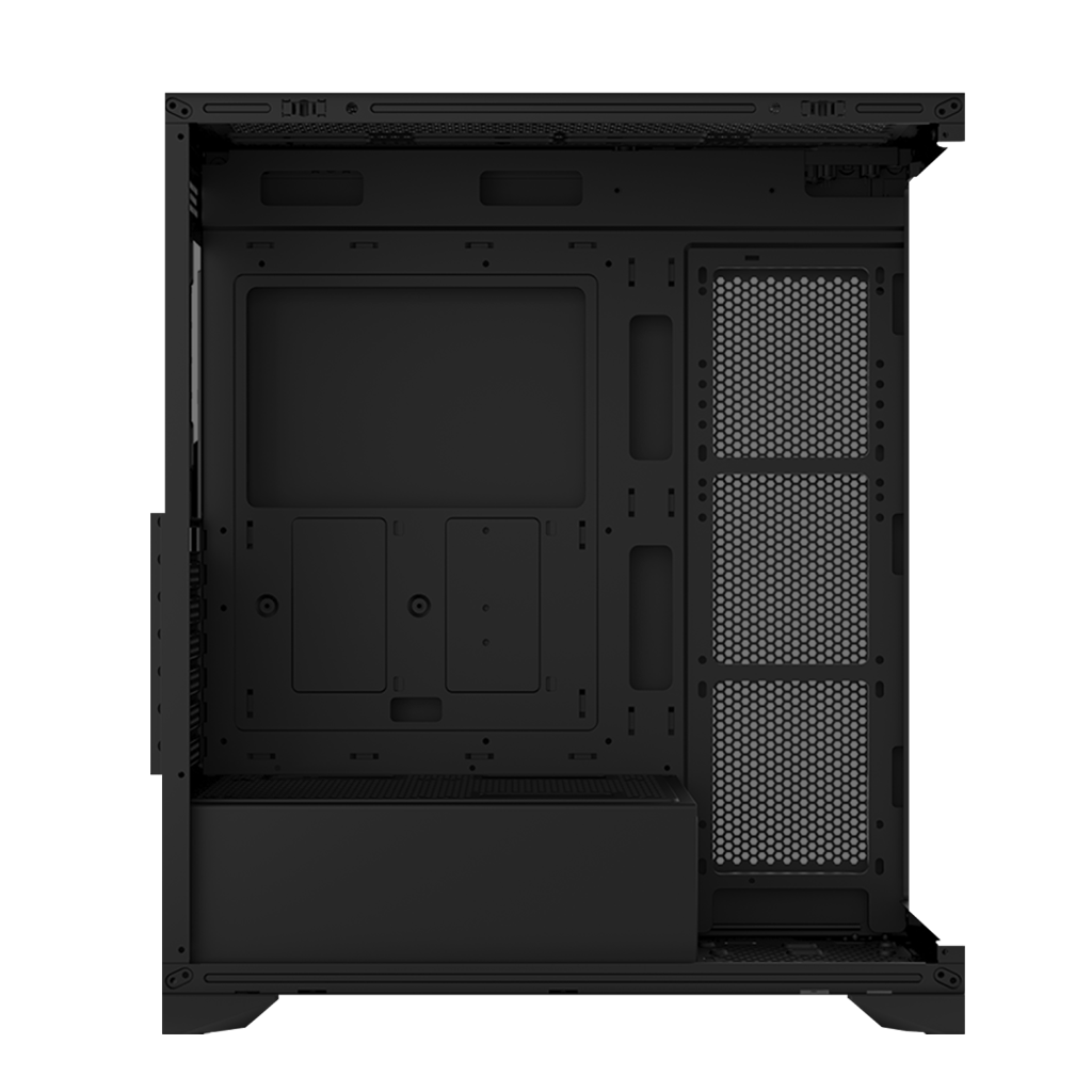 VENTO VG4202FLA, 850W, 80 Plus Siyah, Temperli Cam, RGB, Mesh, ATX, Akvaryum Tipi, GAMING KASA