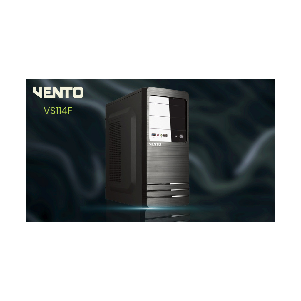 VENTO VS114F, 400W, Siyah, ATX, Tower, Kurumsal, KASA