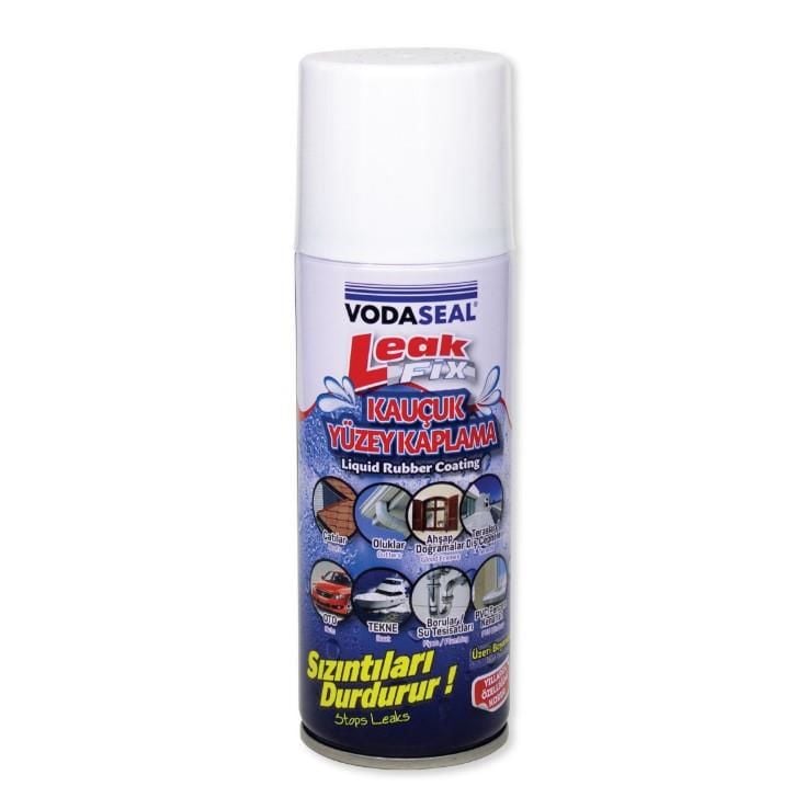 Vodaseal Leak Fix Kauçuk İzolasyon Spreyi 200 Ml Beyaz
