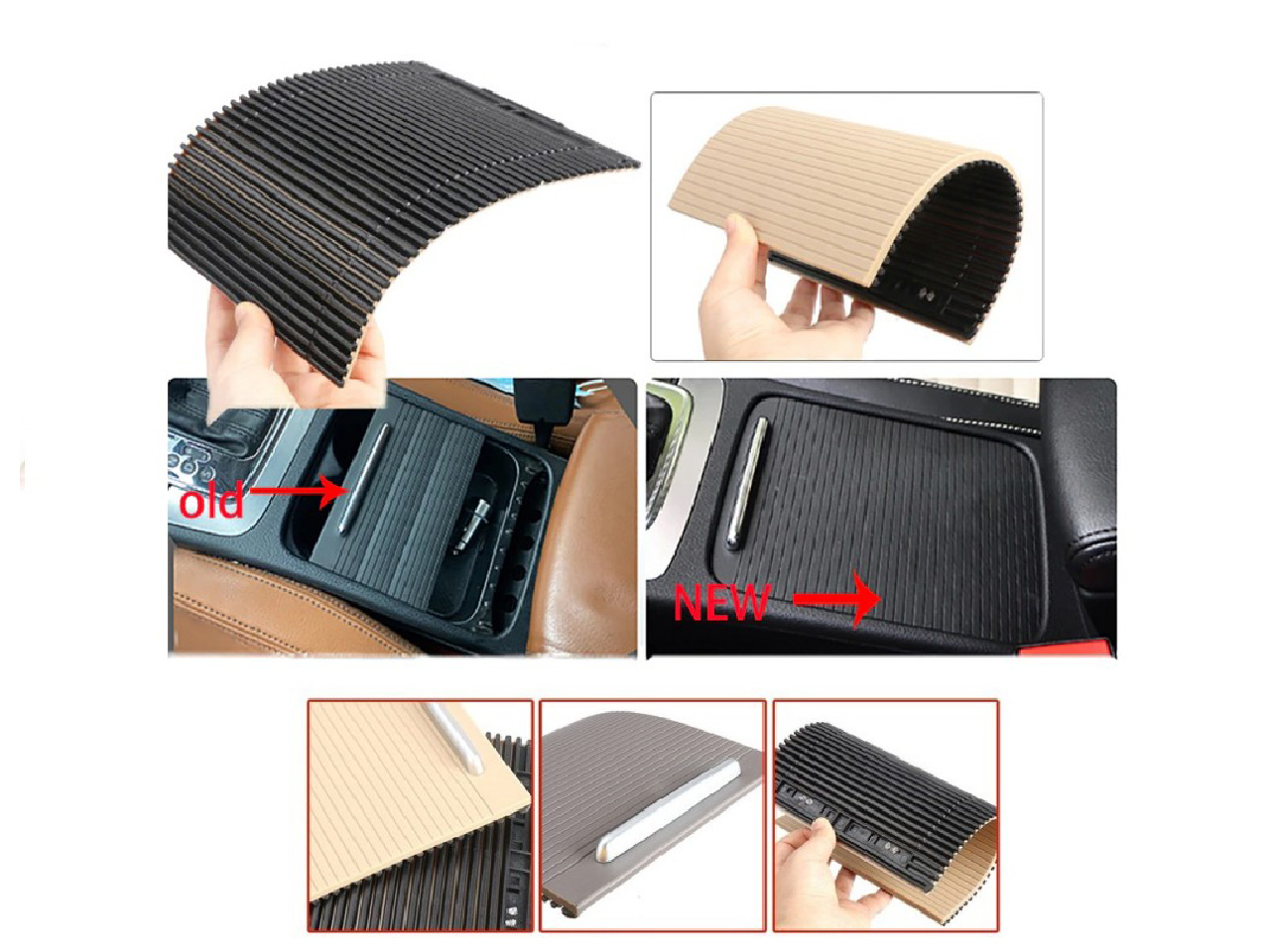 VOLKSWAGEN - PASSAT B5-B6 KONSOL SÜRGÜSÜ-SİYAH M7947 OEM: 3C0857503 / 3CD857503 / 3C0858329 / 3CD858329