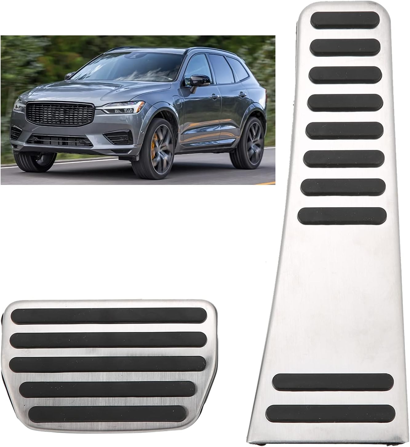 Volvo XC90 XC60 2019 ve Üzeri Uyumlu Otomatik Pedal Seti 2 Parça