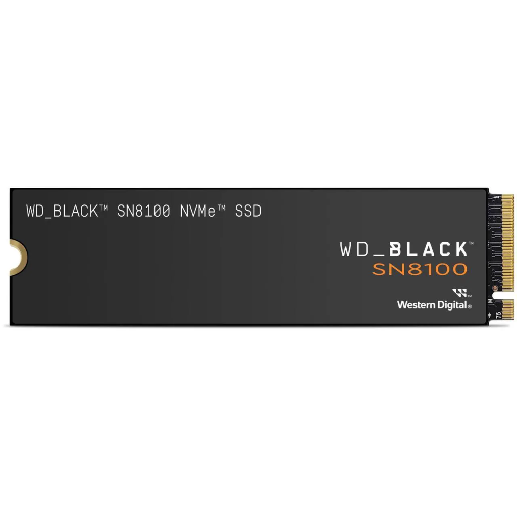 WD Black SN8100, WDS100T1X0M, 1TB, 14900/11000, Gen4, NVMe PCIe M.2 2280, SSD