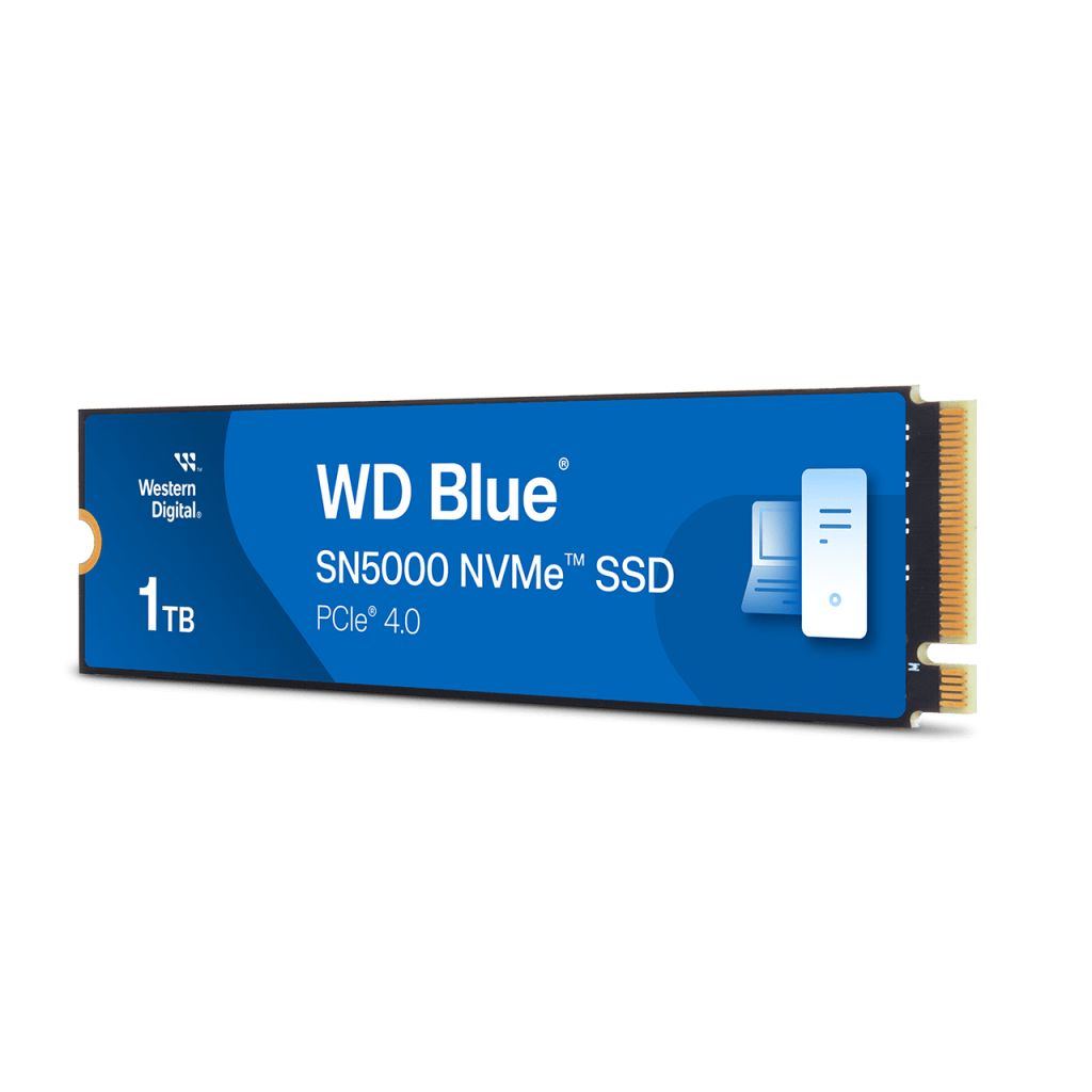 WD Blue SN5000, WDS100T4B0E, 1TB, 5150/4900, Gen4, NVMe PCIe M.2 2280, SSD