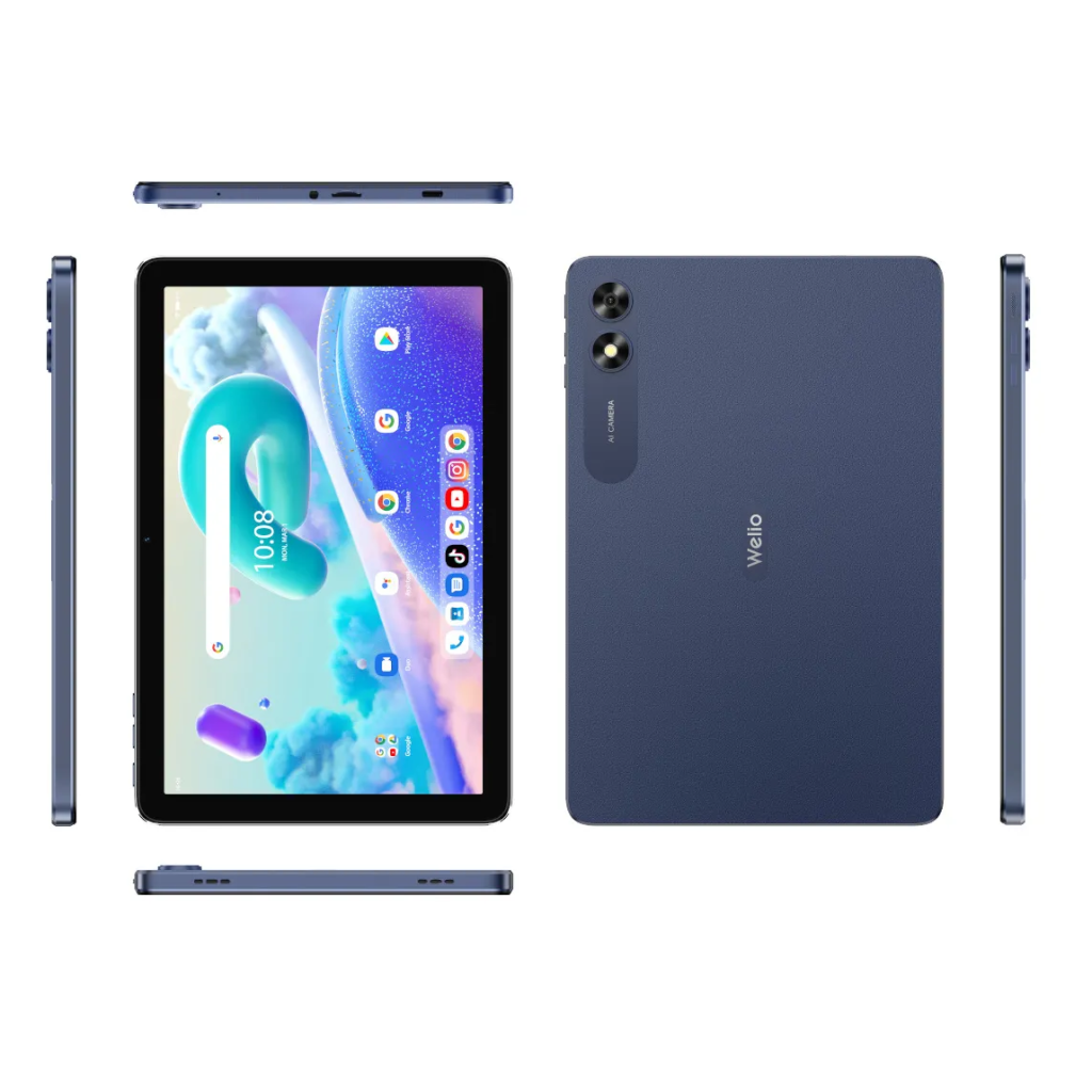 WELIO WPad Aura 10,1&amp;quot; Ekran, 4Gb Ram, 64Gb Hafıza, Wifi, Midnight Blue, Android Tablet (KVK Garantili)