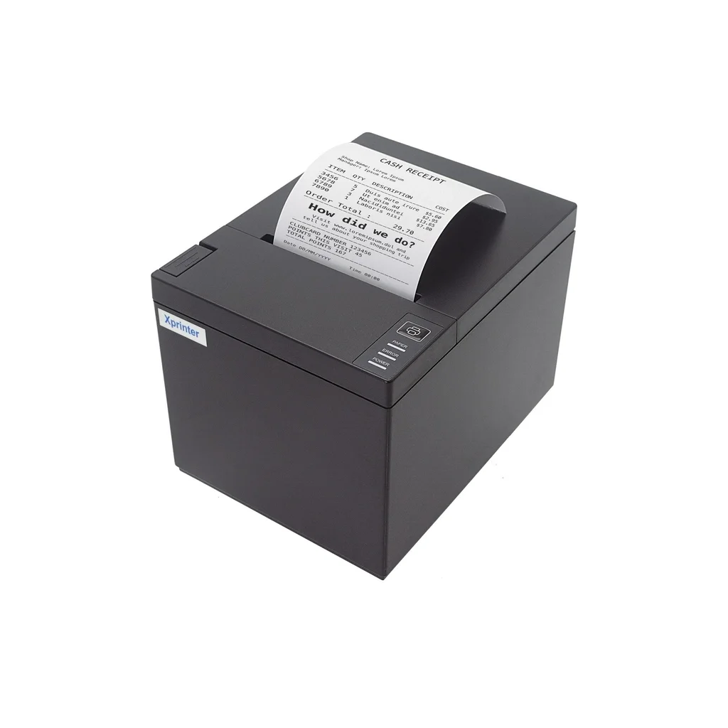 XPRINTER XP-Q807K, Termal, Masaüstü, Fiş Yazıcı, 230mm/s Hız, 80mm Kağıt, 203 DPI, Otomatik Kesici, Ethernet, USB