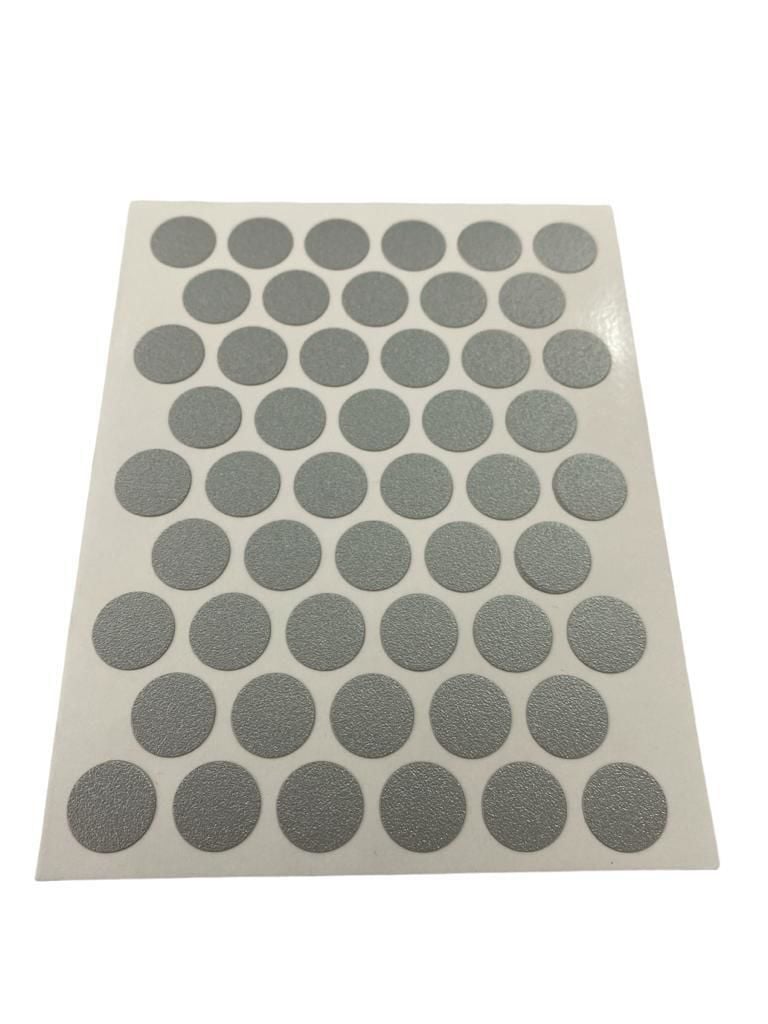 Yapışkanlı Vida Tapası Metalik Gri 14 Mm