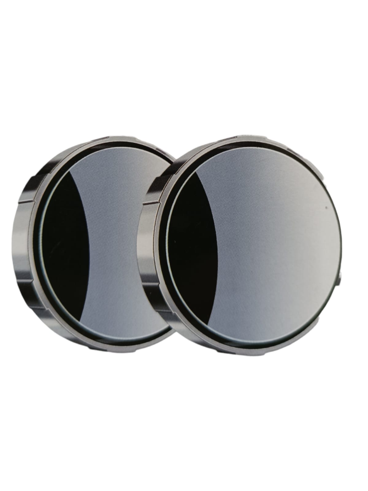 Yuvarlak Dönerli Oto Motosiklet Kör Nokta Aynası Vantuzlu Model 2'li Krom