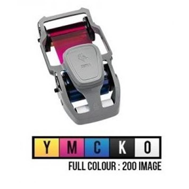 Zebra 800300250Em Zc100/Zc300 Uyumlu Tek Yüz 200 Baskı Renkli̇ Ri̇bon