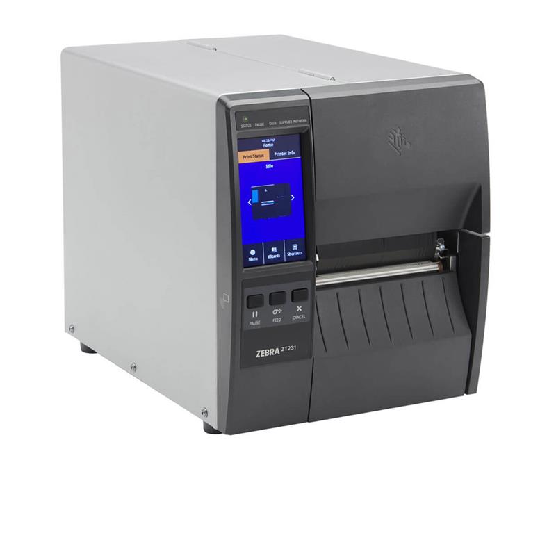 Zebra Zt231 (Zt23142T0E000Fz) 203Dpı Termal Transfer Usb+Seri̇+Ethernet Metal Kasa End. Barkod Yazıcı (Ri̇bonlu Kullanım)