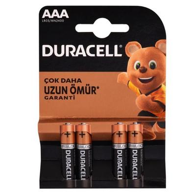 Duracell Alkalin Pil Aaa 4' Lü Paket
